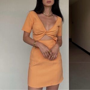 C/MEO COLLECTIVE *Blogger Favorite*‎ Circulate Cutout Mini Dress